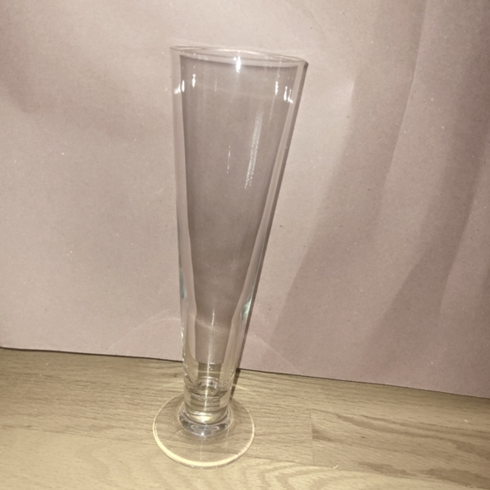 Beer Pint Glass, clear glass, set of 4